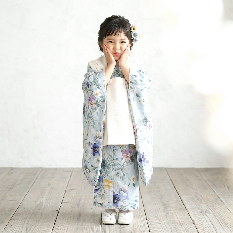 七五三着物3歳女の子画像