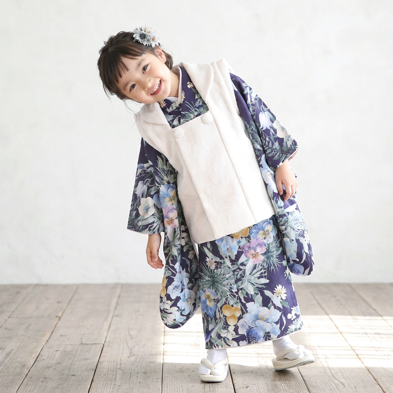 七五三着物3歳女の子画像