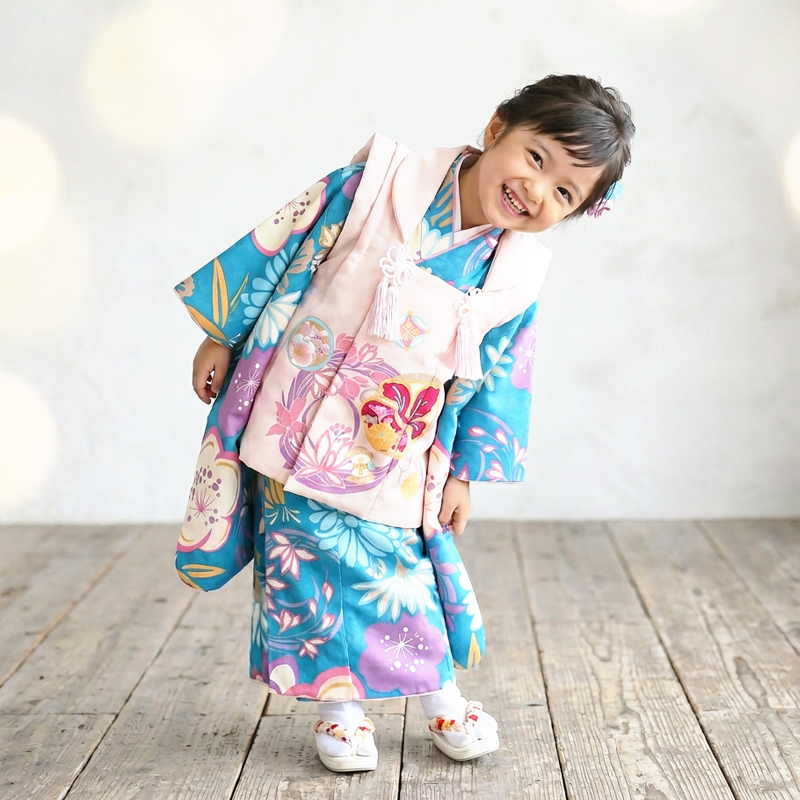 七五三着物3歳女の子画像