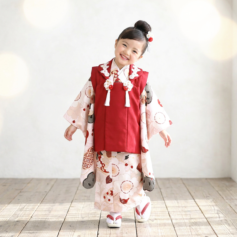 七五三着物3歳女の子画像