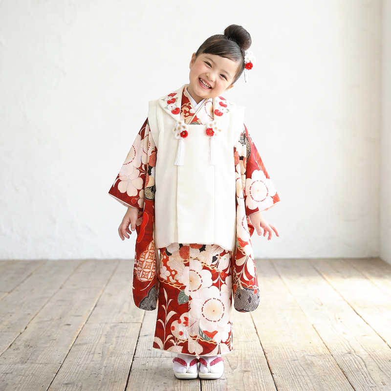 七五三着物3歳女の子画像