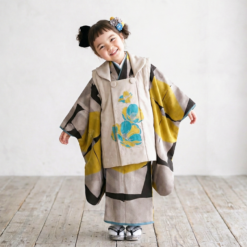 七五三着物3歳女の子画像