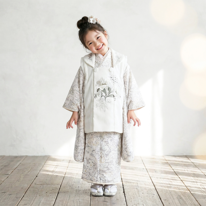 七五三着物3歳女の子画像