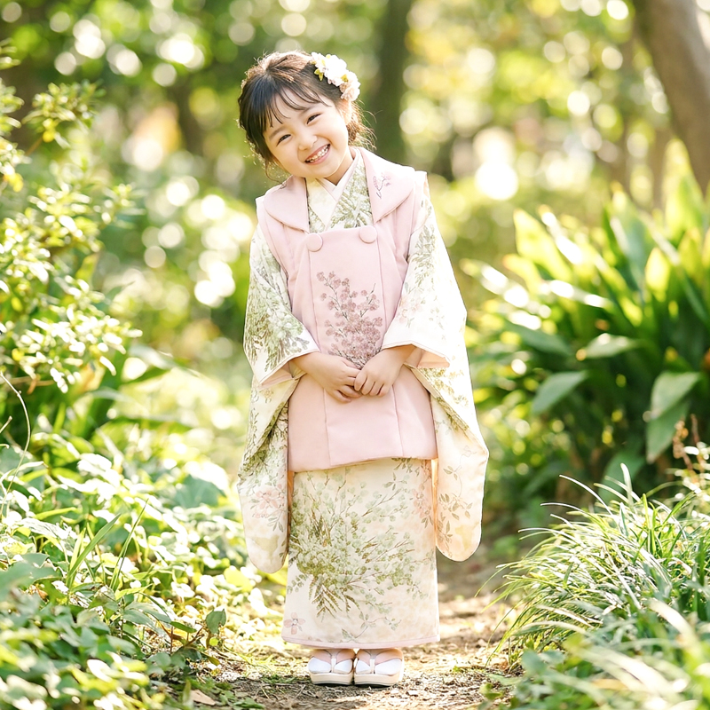七五三着物3歳女の子画像