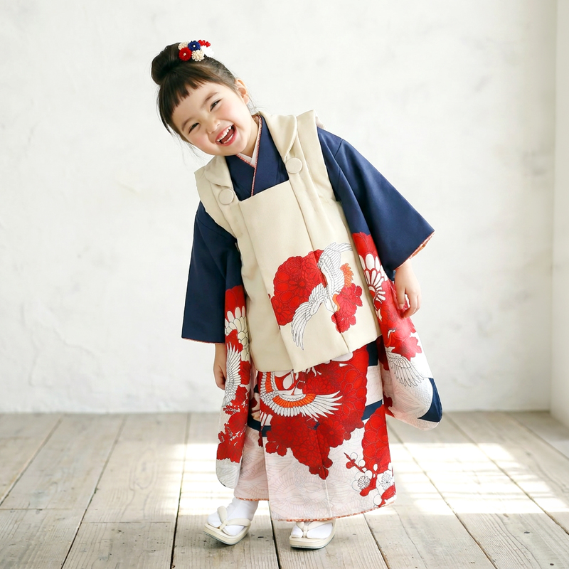 七五三着物3歳女の子画像