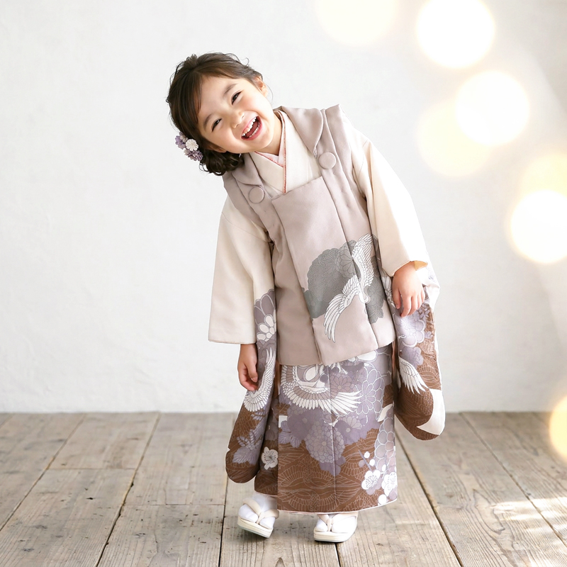 七五三着物3歳女の子画像