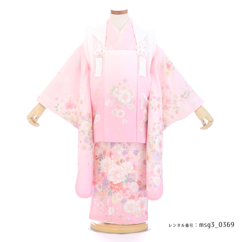 七五三着物3歳女の子画像