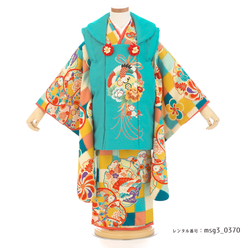 七五三着物3歳女の子画像