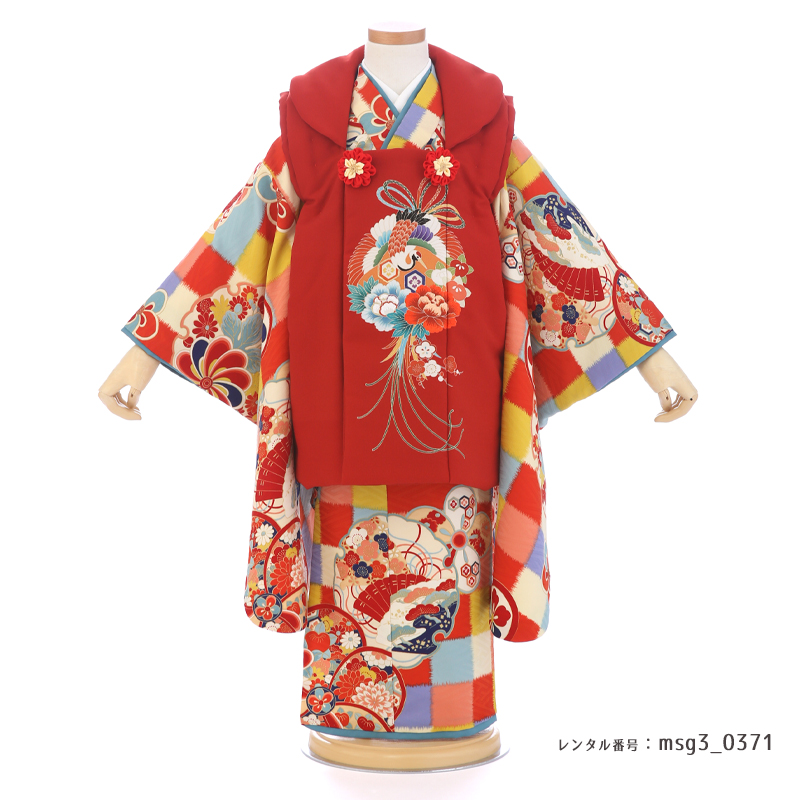 七五三着物3歳女の子画像