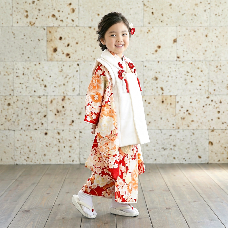 七五三着物3歳女の子画像
