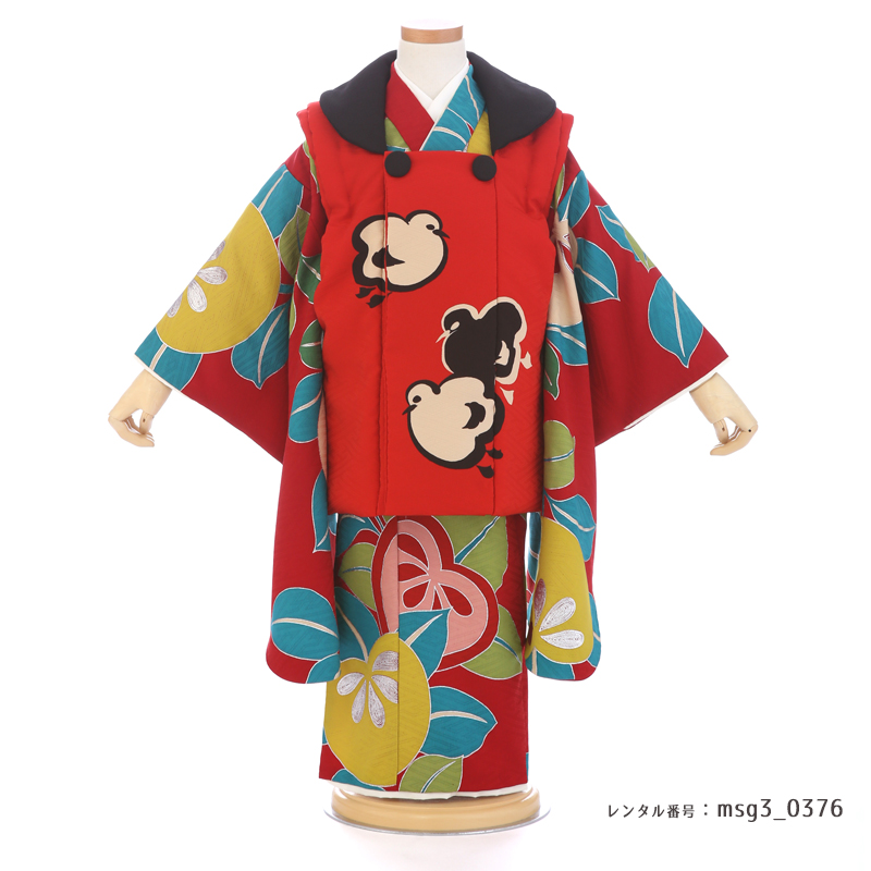 七五三着物3歳女の子画像