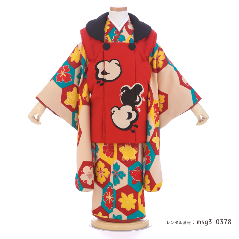 七五三着物3歳女の子画像