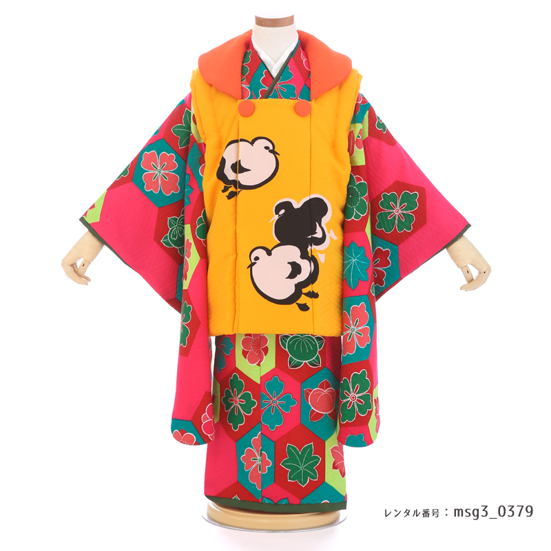 七五三着物3歳女の子画像