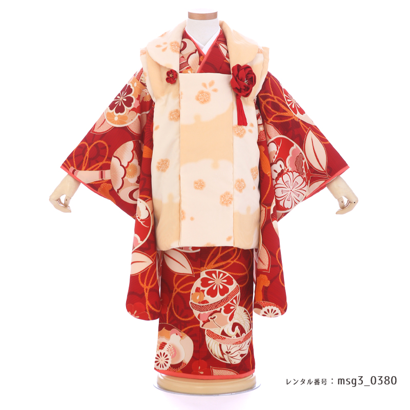 七五三着物3歳女の子画像