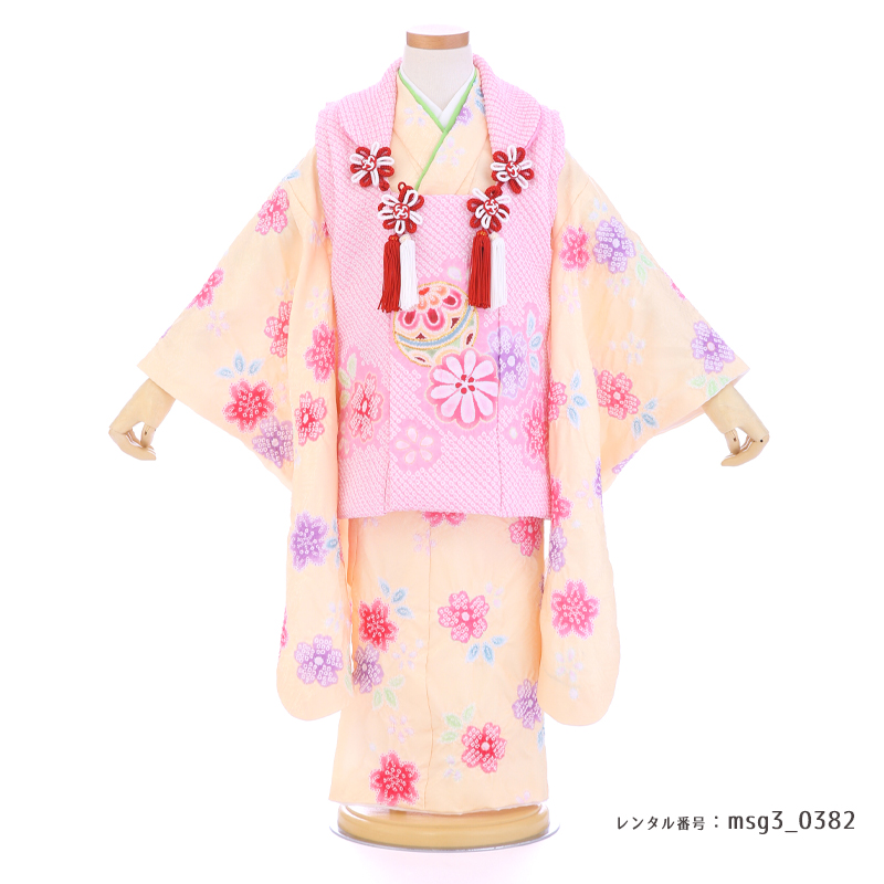 七五三着物3歳女の子画像