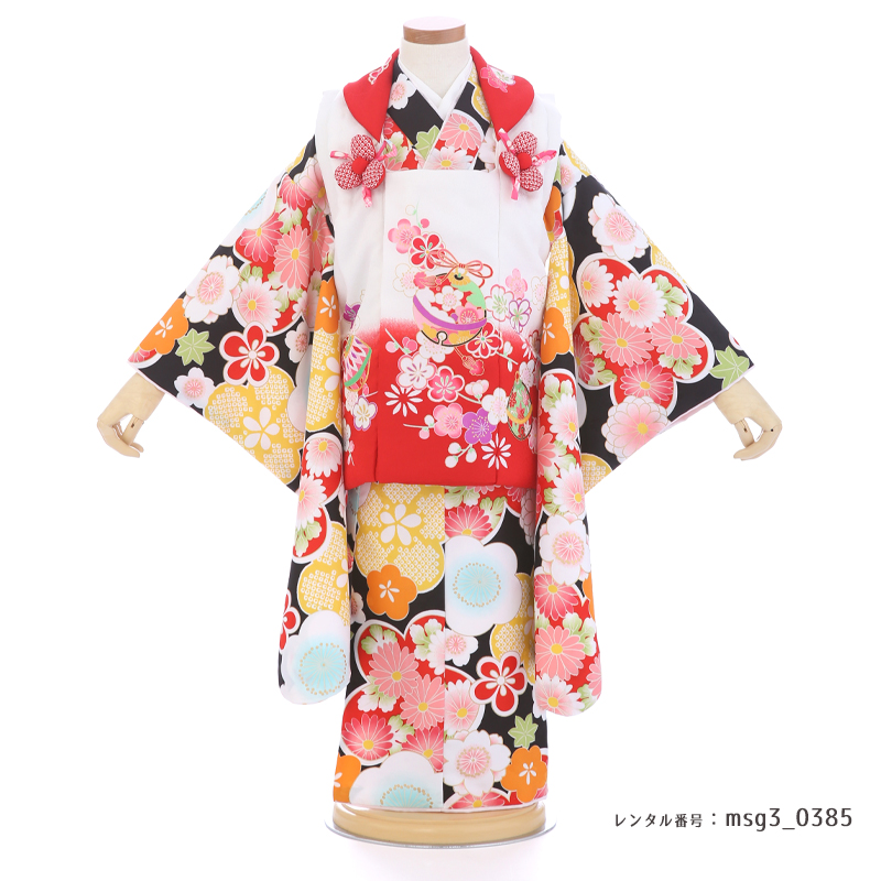 七五三着物3歳女の子画像