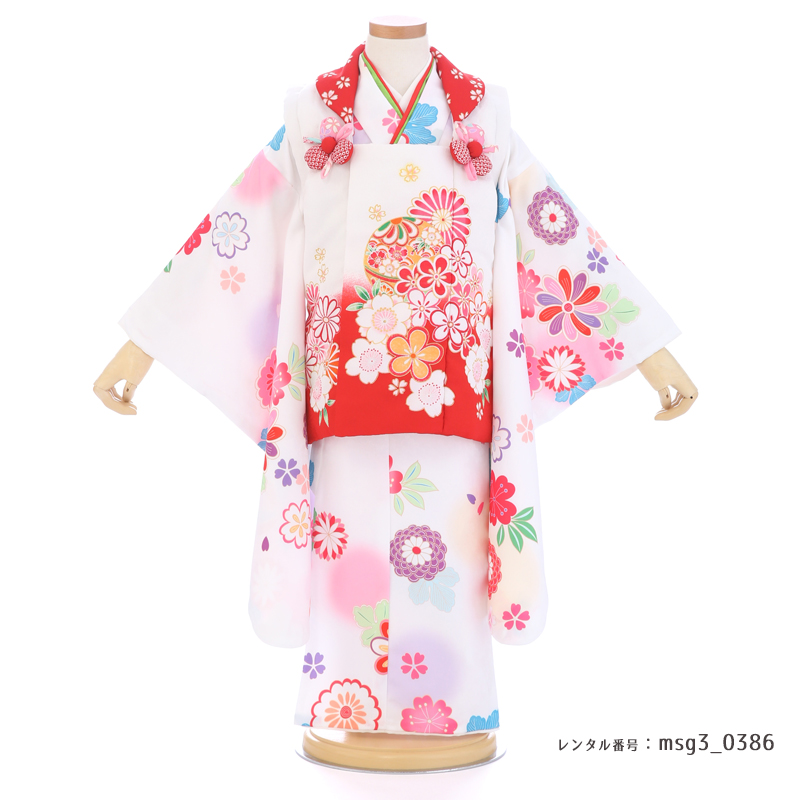 七五三着物3歳女の子画像