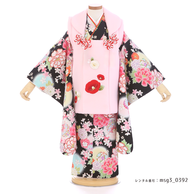 七五三着物3歳女の子画像