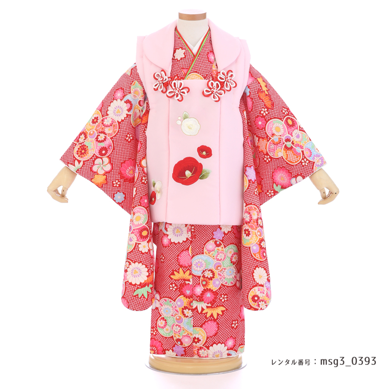 七五三着物3歳女の子画像
