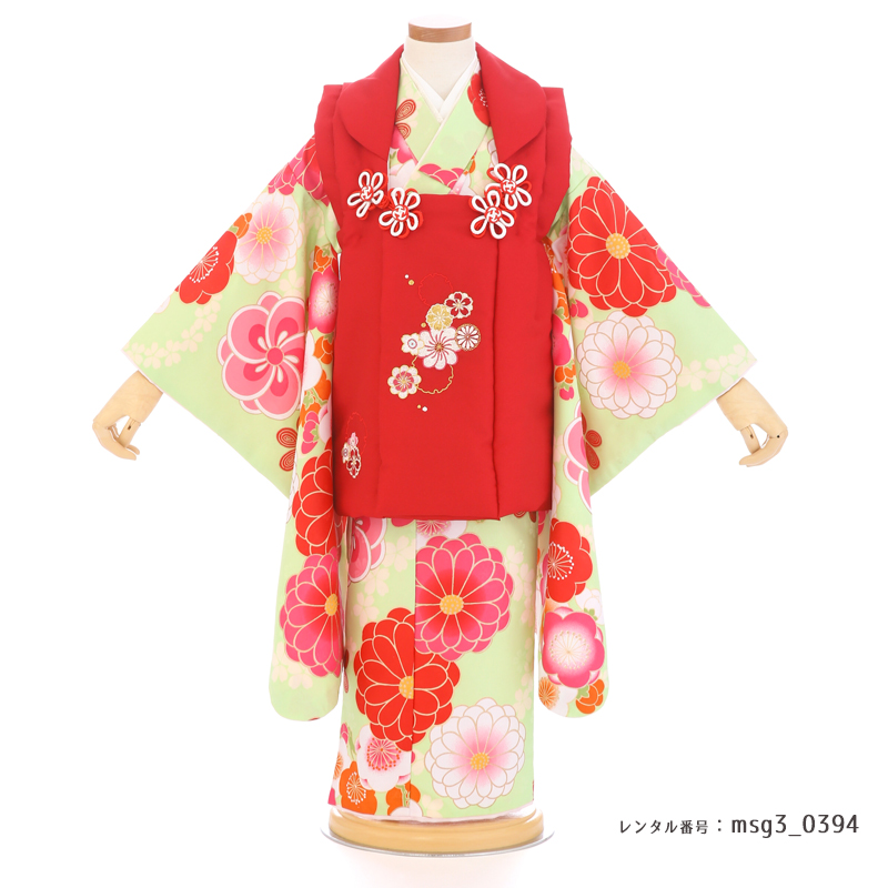 七五三着物3歳女の子画像