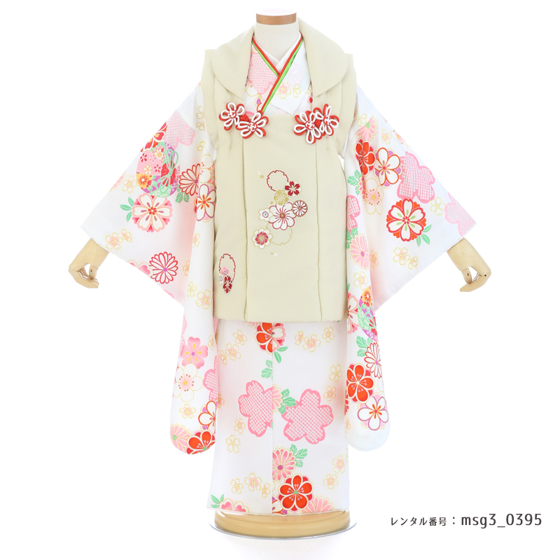 七五三着物3歳女の子画像