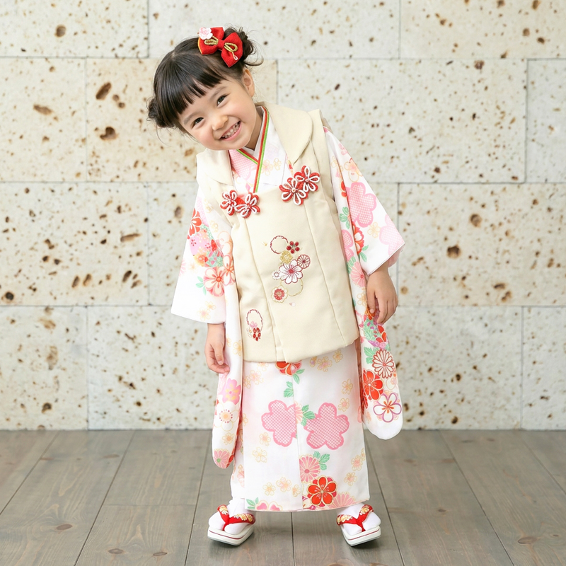 七五三着物3歳女の子画像