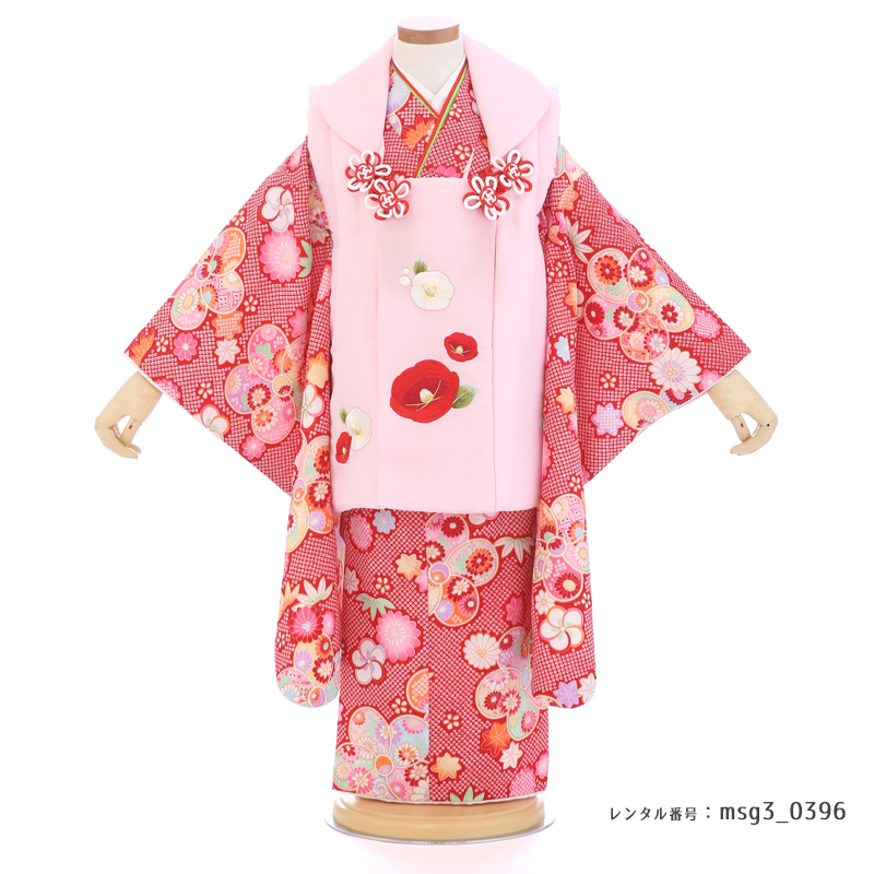 七五三着物3歳女の子画像