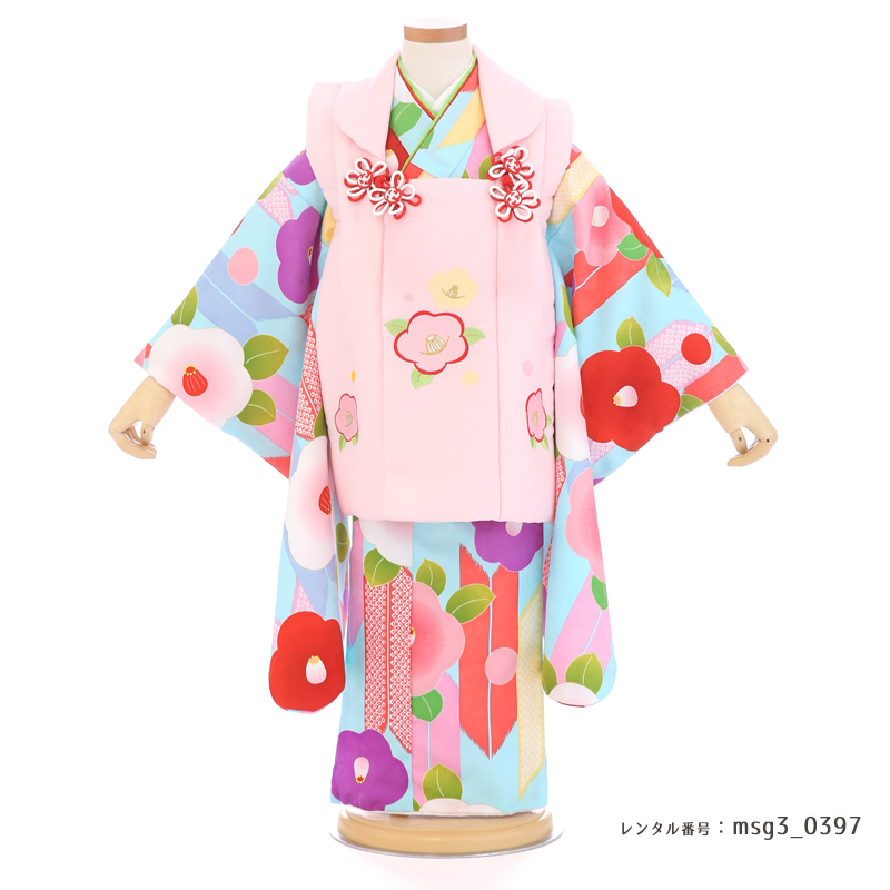 七五三着物3歳女の子画像
