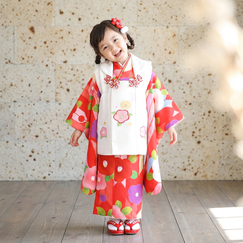 七五三着物3歳女の子画像