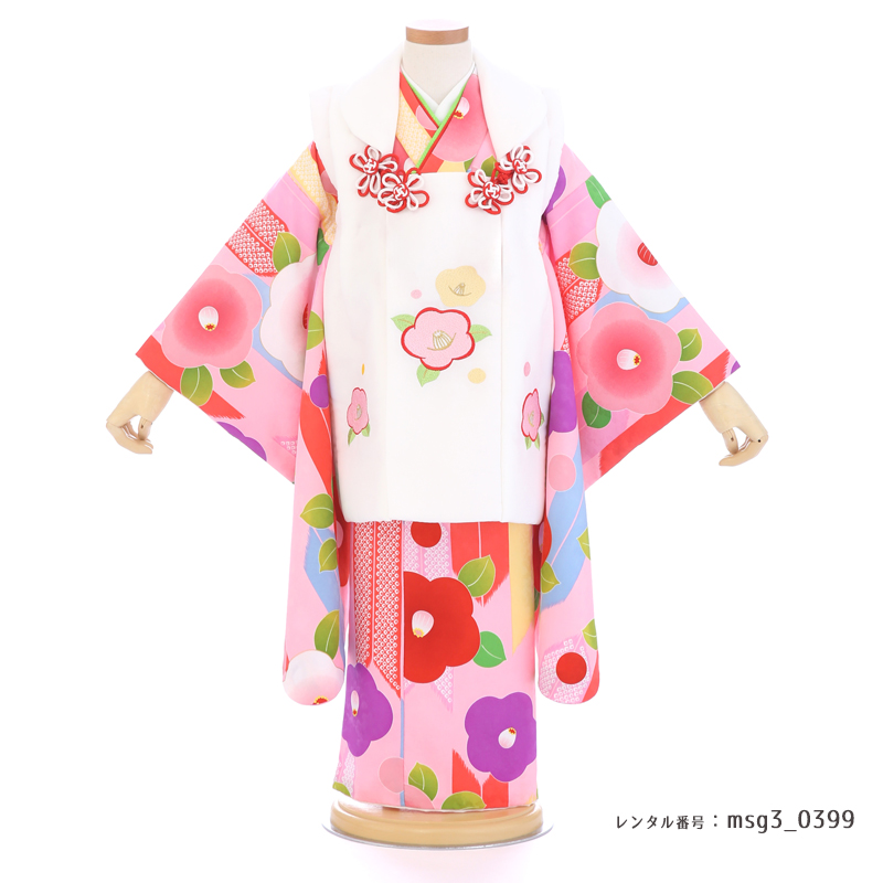 七五三着物3歳女の子画像