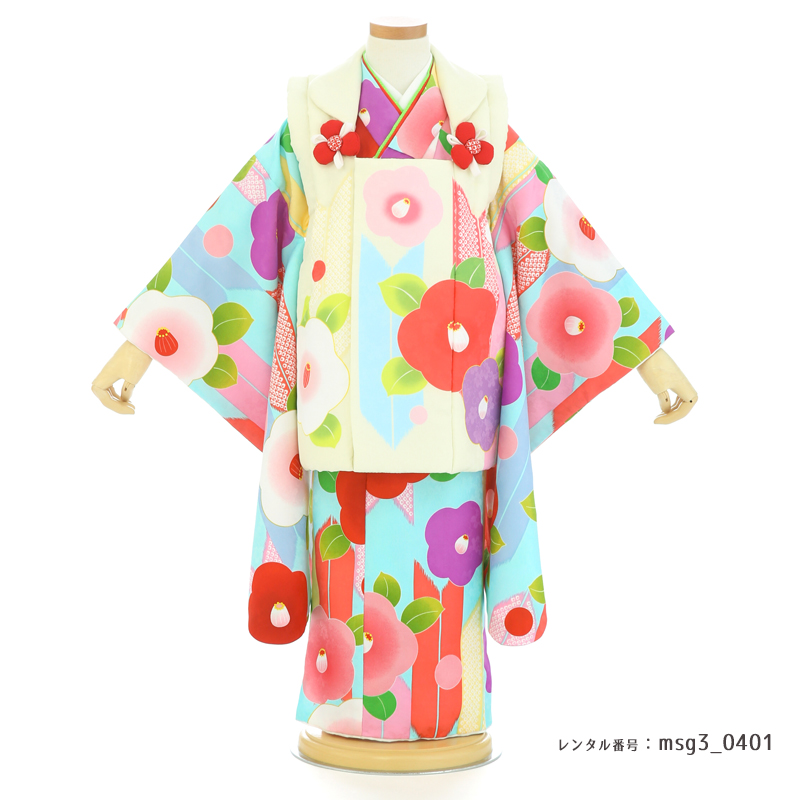 七五三着物3歳女の子画像