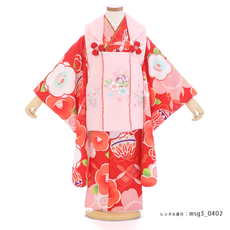 七五三着物3歳女の子画像