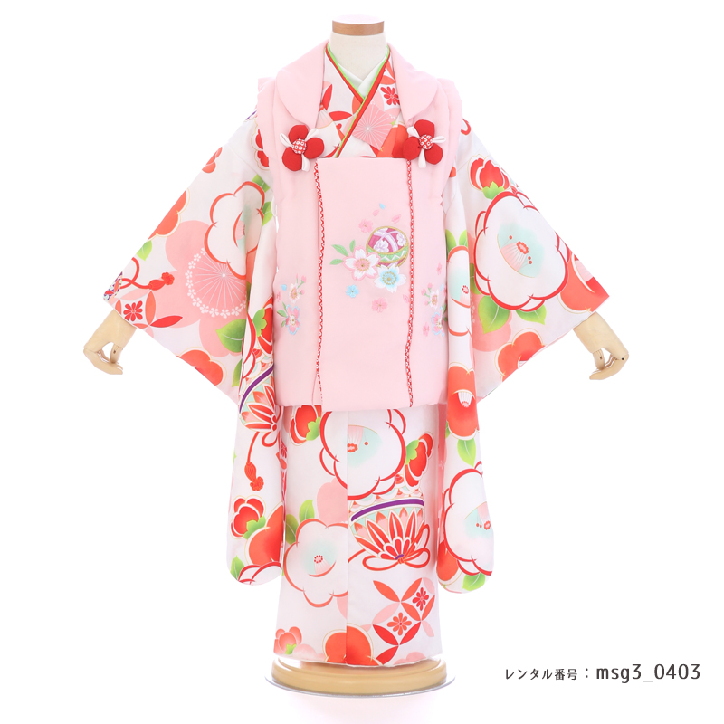 七五三着物3歳女の子画像