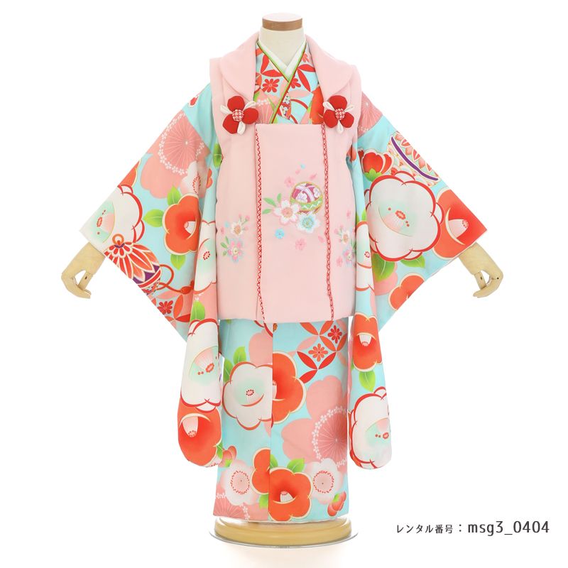 七五三着物3歳女の子画像