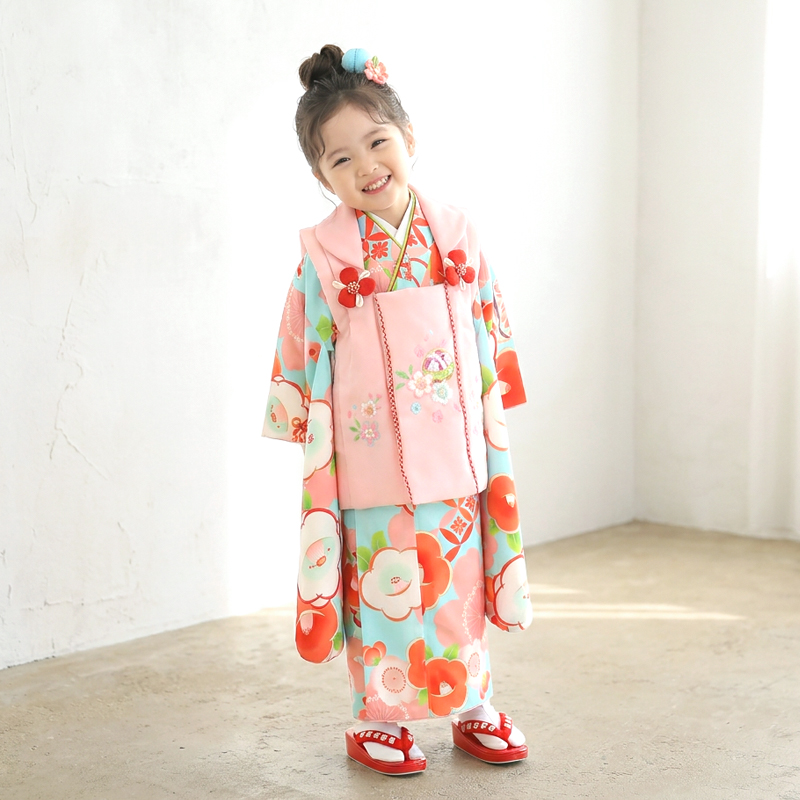 七五三着物3歳女の子画像
