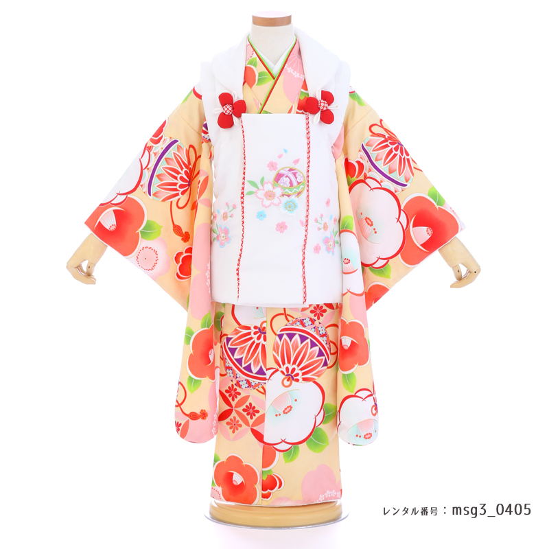 七五三着物3歳女の子画像