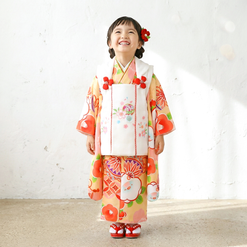 七五三着物3歳女の子画像