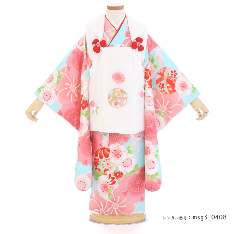 七五三着物3歳女の子画像