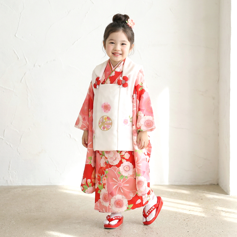 七五三着物3歳女の子画像