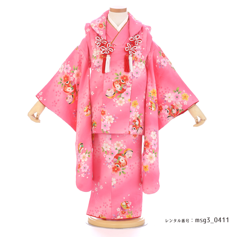 七五三着物3歳女の子画像