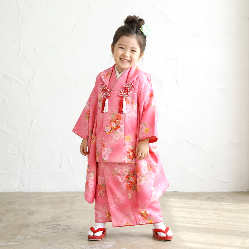 七五三着物3歳女の子画像