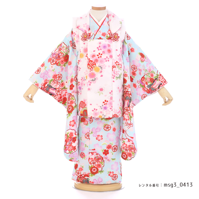 七五三着物3歳女の子画像