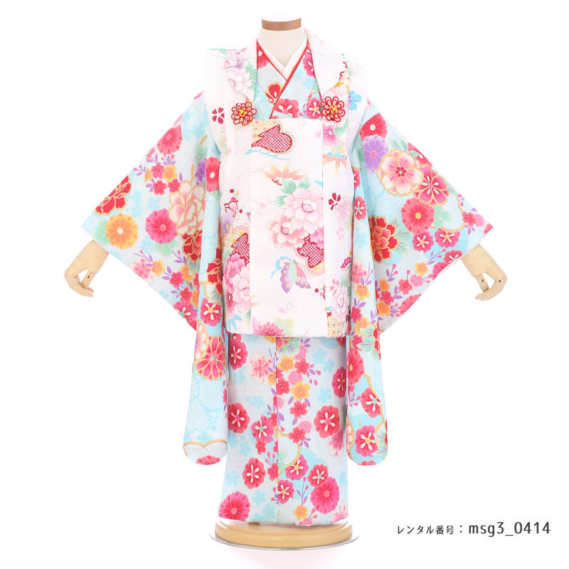 七五三着物3歳女の子画像