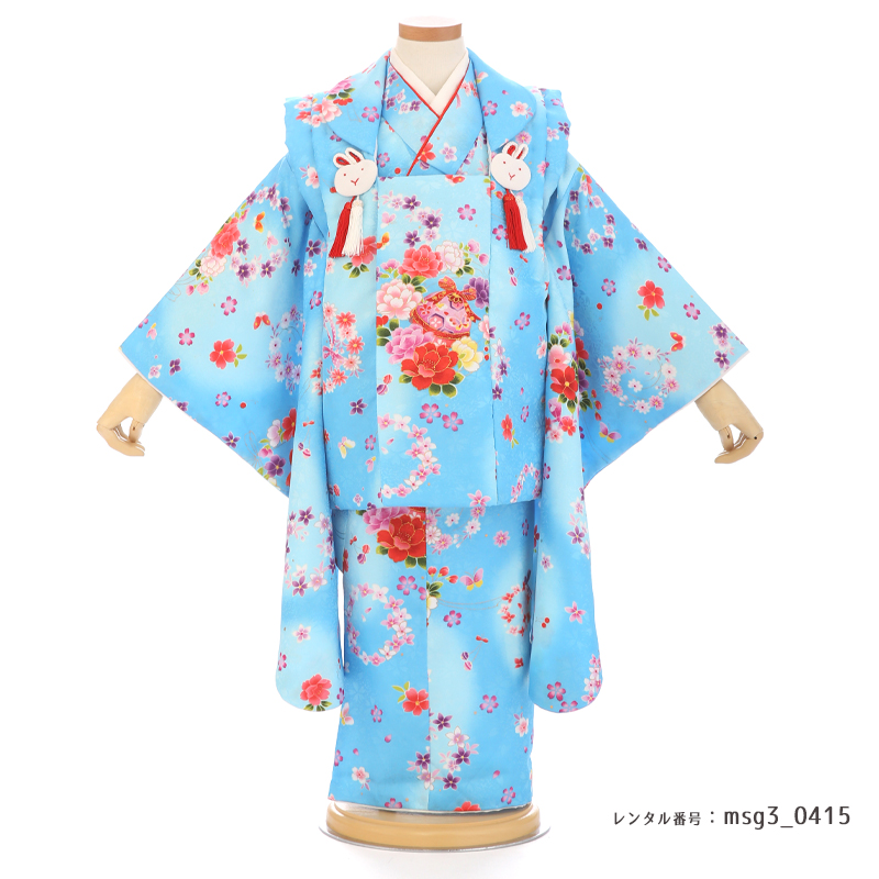 七五三着物3歳女の子画像