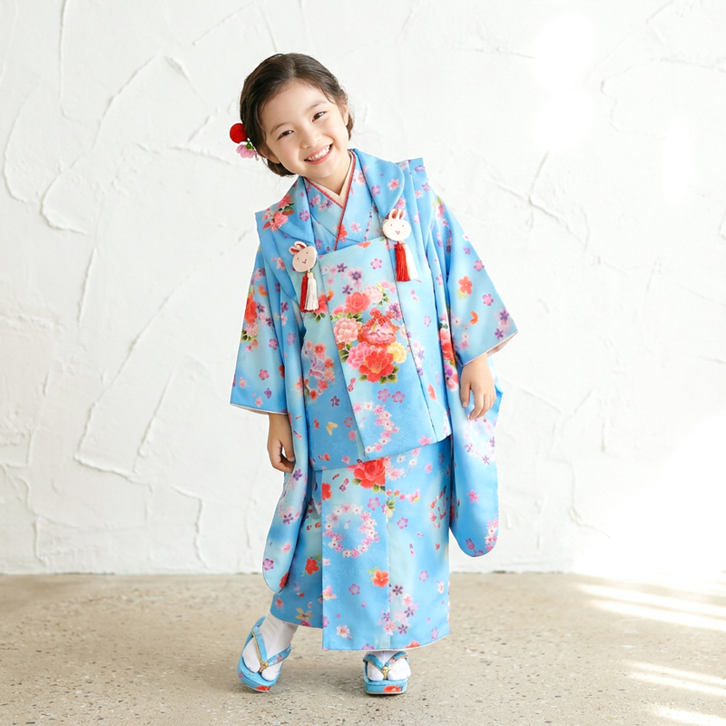 七五三着物3歳女の子画像