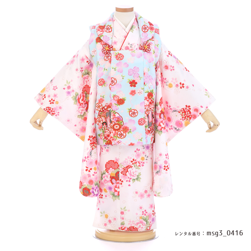 七五三着物3歳女の子画像