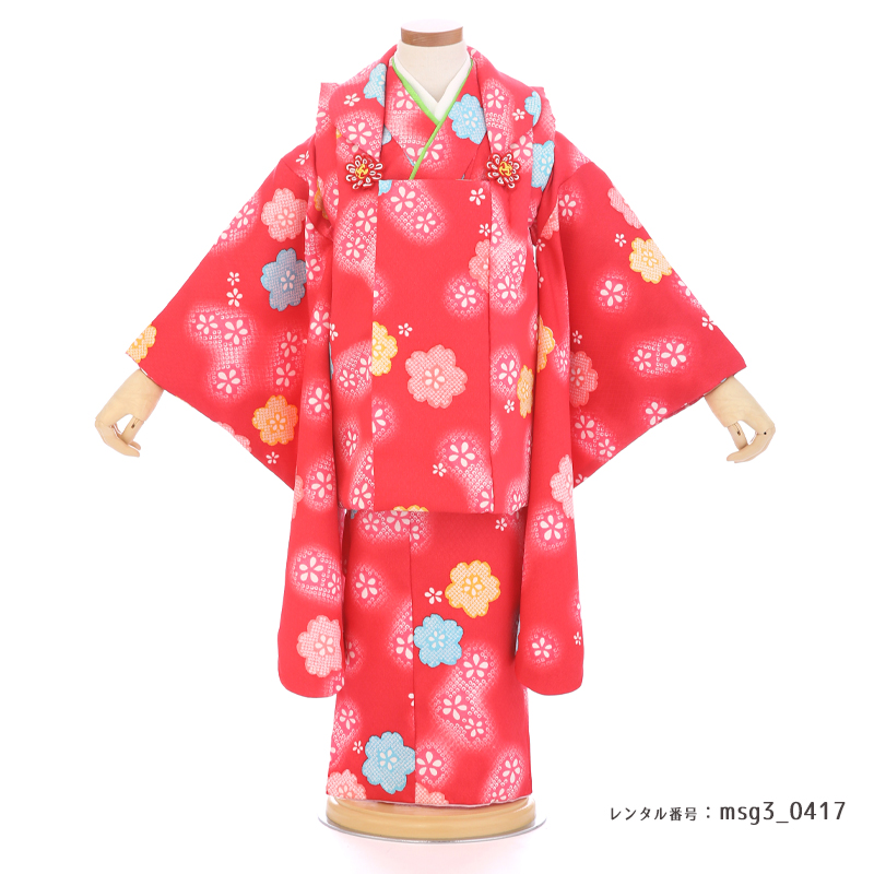 七五三着物3歳女の子画像