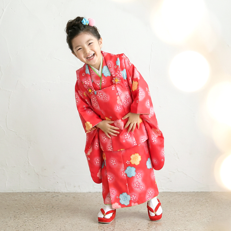 七五三着物3歳女の子画像