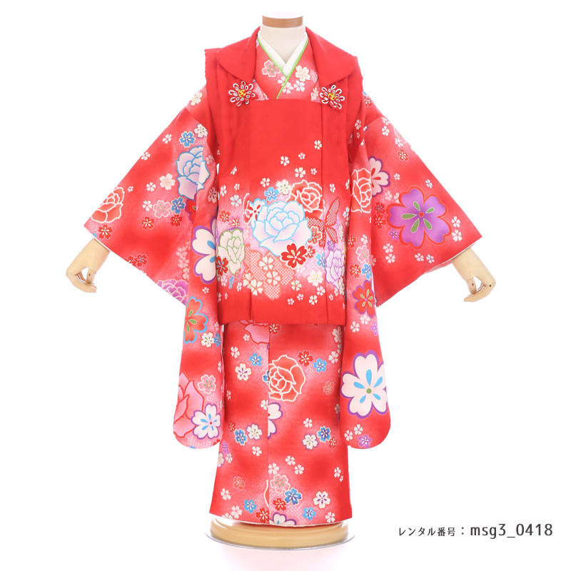 七五三着物3歳女の子画像