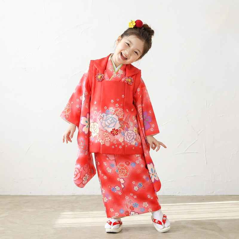 七五三着物3歳女の子画像